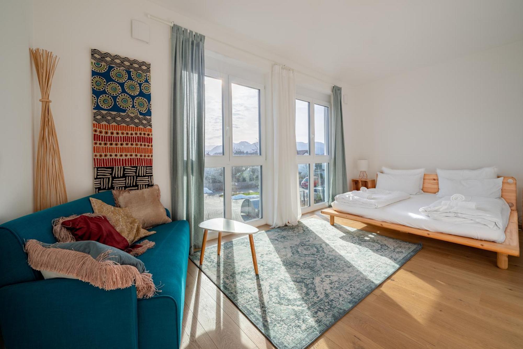 Liboria: Stylisches Haus; Sauna ; 4Min Zum See Seehausen am Staffelsee Eksteriør bilde