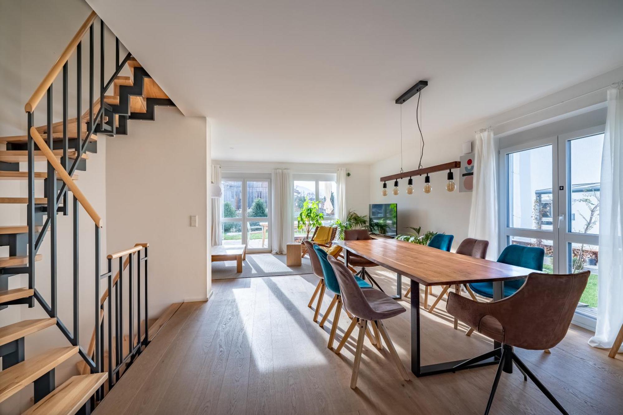 Liboria: Stylisches Haus; Sauna ; 4Min Zum See Seehausen am Staffelsee Eksteriør bilde